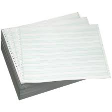 14 7/8 x 11  1-Part White with 3 Lines per Inch...